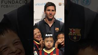 Lamine Yamal Met Lionel Messi as a Baby shorts footballshorts [upl. by Sue]