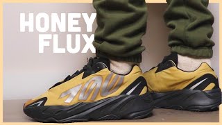 YEEZY 700 MNVN Honey Flux Review  On Foot [upl. by Zalucki720]