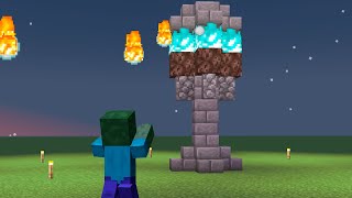 Minecraft  Como hacer torre de defensa automática [upl. by Palmer]