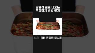 감탄 절로 나오는 쪽파 김치 비법 공개 [upl. by Ev224]