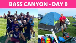 Bass Canyon 2021 Camping CheckIn took HOURS Vlog [upl. by Enyak224]