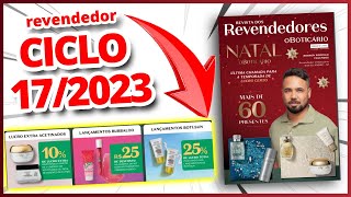 Revista O Boticário Revendedor ciclo 172023  NOVOS KITS DE NATAL [upl. by Patrick511]