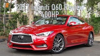 NEW2017 Infiniti Q60 Red Sport 400 Review  What a Stunner [upl. by Ecinehs]