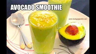 Avocado Smoothie  Weight Loss  How to make Avocado Milkshake  Avocado Juice Recipe [upl. by Sethrida799]