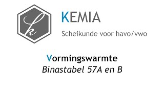 Vormingswarmte Binastabel 57A en B [upl. by Marjie196]