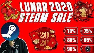 REKOMENDASI GAME TERBAIK DI STEAM LUNAR SALE 2020  BALIKLAYAR [upl. by Kcid]