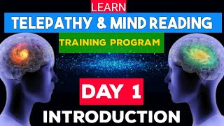 LEARN TELEPATHY AND MIND READING DAY 1 [upl. by Julide]