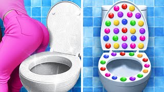 MUST HAVE PARENTING HACKS 😱 Most Great Toilet Toys Parenting In Bathroom Time By 123 GO [upl. by Sivie]