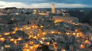 Sassi di Matera Italia Italy drone DJ spark 3 [upl. by Assirhc314]