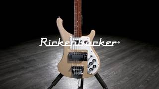 Rickenbacker 4003S Bass Guitar Mapleglo  Gear4music demo [upl. by Ronnholm55]