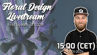 First Flower Arranging Livestream of 2024 with Mike Boerma [upl. by Nilerual]