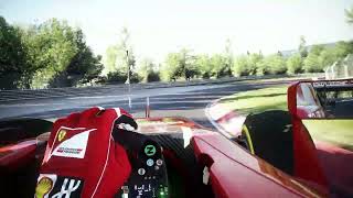 4K  Vettels 2015 car Ferrari SF15T at Nurburgring [upl. by Ahtinak247]