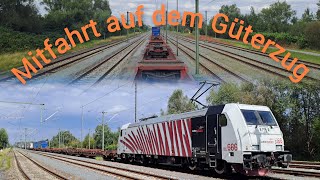 Mitfahrt auf dem Güterzug durch Niedersachsen und Hessen mit dem Lokomotion KLV [upl. by Sofia896]