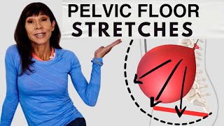 Pelvic Floor Stretches  Relieve Pelvic Pain amp Pelvic Muscle Spasm  Physiotherapy for Women amp Men [upl. by Luane]