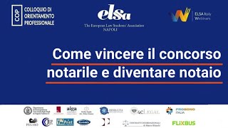 Come vincere il concorso notarile e diventare notaio [upl. by Sidwell791]