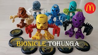 Lego Bionicle Tohunga  colección completa McDonalds 2001 REVIEW bionicle mcdonalds lego [upl. by Aliuqet]