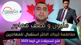 Bonne nouvelle pour immigration au Canada 2023 2024 2025 جديد الهجرة إلى كندا مليون و نصف مهاجر [upl. by Nilcaj]