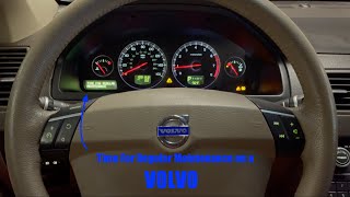 Volvo Reset Time For Regular Maintenance [upl. by Laddy]