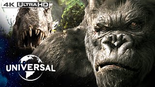 King Kong  V rex Fight in 4K HDR [upl. by Lutero68]