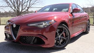 2017 Alfa Romeo Giulia Quadrifoglio Start Up Road Test amp In Depth Review [upl. by Sassan638]