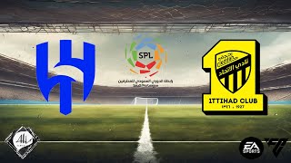 AlHilal x AlIttihad  4 rodada Saudi Professional League 2425  EA FC [upl. by Anicart]