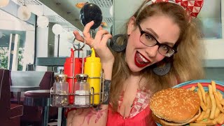 ASMR Lunch In The 80s  Your Best Friends Diner [upl. by Teews]