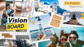 How to Create a Digital Vision Board  PicsArt Tutorial [upl. by Dwane]