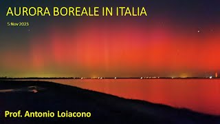 AURORA BOREALE VISIBILE DALLITALIA [upl. by Lav]