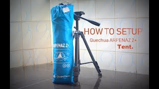 Quechua Arpenaz 2 tent setup [upl. by Mada]