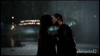 Delena kiss rain 6x7🌧 delena [upl. by Llegna]