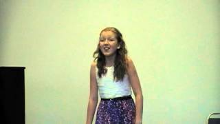 Gabrielle singing Wholl Buy My Lavender March 2016 age 12 [upl. by Mcripley]