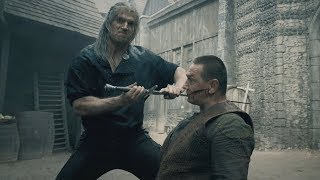 The Witcher  Blaviken Market Fight Scene Geralt Butchers Renfris Gang [upl. by Henri992]