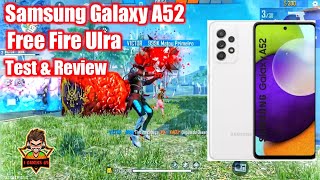 Samsung Galaxy A52 Full Free Fire Gameplay Review Full Test [upl. by Kore]