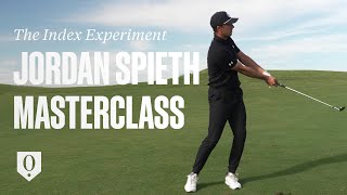 A Jordan Spieth Short Game Clinic  The Index Experiment [upl. by Durnan]