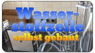 Wasserstoff Zelle selber bauen mit Knallgastest getestet HHO DryCell [upl. by Eimma230]