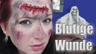 Halloween DIY Blutige Wunde [upl. by Chev]