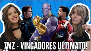 JOVENS REAGEM A RAP DO THANOS HOMEM DE FERRO CAPITÃO AMERICA E HULK  NERD HITS  7 MINUTOZ [upl. by Yelrebmyk412]