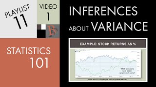 Statistics 101 Variance and its Sampling Distribution [upl. by Matazzoni]