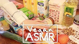 Whispered ASMR vegan grocery monthly shopping haul [upl. by Hayley]