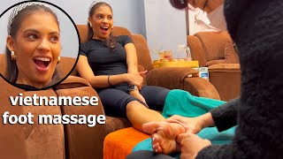 ASMR INTENSE Vietnamese Foot Reflexology Massage [upl. by Enirehtak]