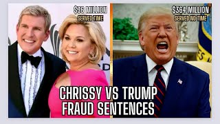 Washington DCChrissy vs Trump Fraud Sentences Comparison [upl. by Dnamra]