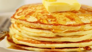 Pancakes Recipe Demonstration  Joyofbakingcom [upl. by Osbourne968]