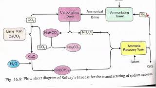 MANUFACTURING OF SODIUM CARBONATE SOLVAY PROCESS AND UREA FLOW SHEET DIAGRAMS [upl. by Eniowtna387]