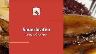 ❤️ Authentic German Sauerbraten Recipe using a Crockpot  Just like Oma [upl. by Bordiuk]