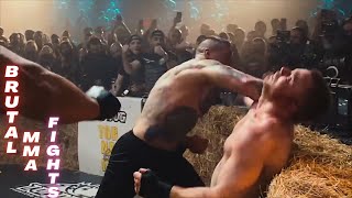 The Most Brutal Street amp Backyard Fights  Bare Knuckle MMA amp Boxing Knockouts [upl. by Templeton]