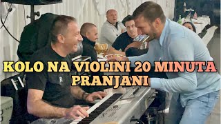 KOLO NA VIOLINI 20 MINUTA  NAJBOLJA RITAM SEKCIJA ACE NIKOLICA BRAJICA I PRVA VIOLINA VELJKO CIRIĆ [upl. by Sinnelg]