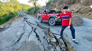 Road Faat Gaya 😳 Very Dangerous [upl. by Winny]