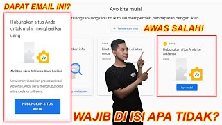 Tentang Hubungkan Situs Anda ke Adsense Wajib di Isi apa Tidak Untuk Youtuber Pemula [upl. by Yeo705]