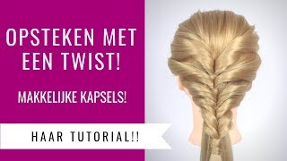 OPSTEKEN HALFLANG EN LANG HAAR  MAKKELIJKE KAPSELS  Dazzling Beauty [upl. by Eleni]