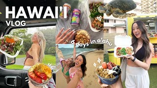 HAWAI’I VLOG first time in o’ahu  finding the best eats hiking amp exploring the north shore [upl. by Anigal]